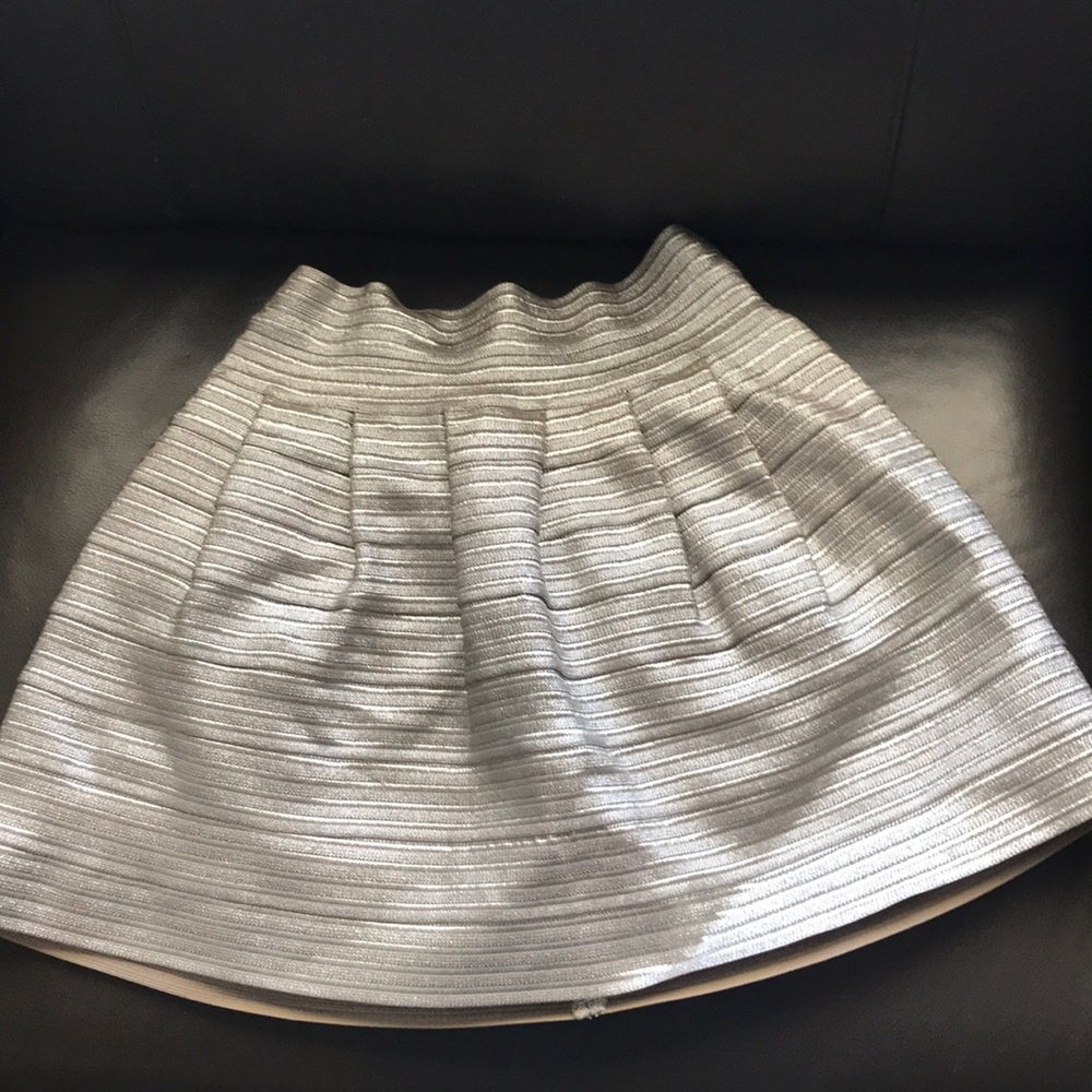 Silver bandage skirt
